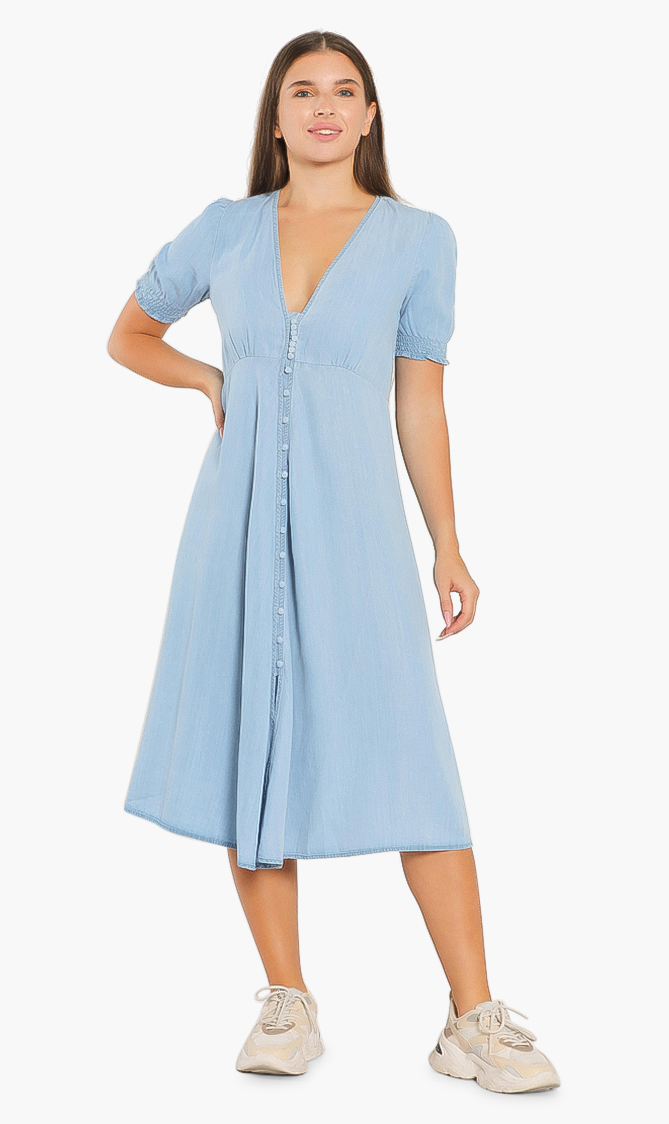 

REPLAY V-neck Midi Dress