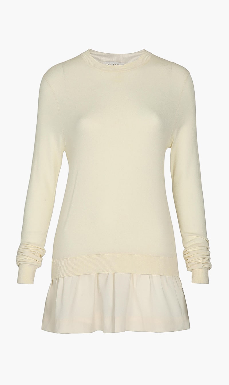 

Woven Hem Jumper