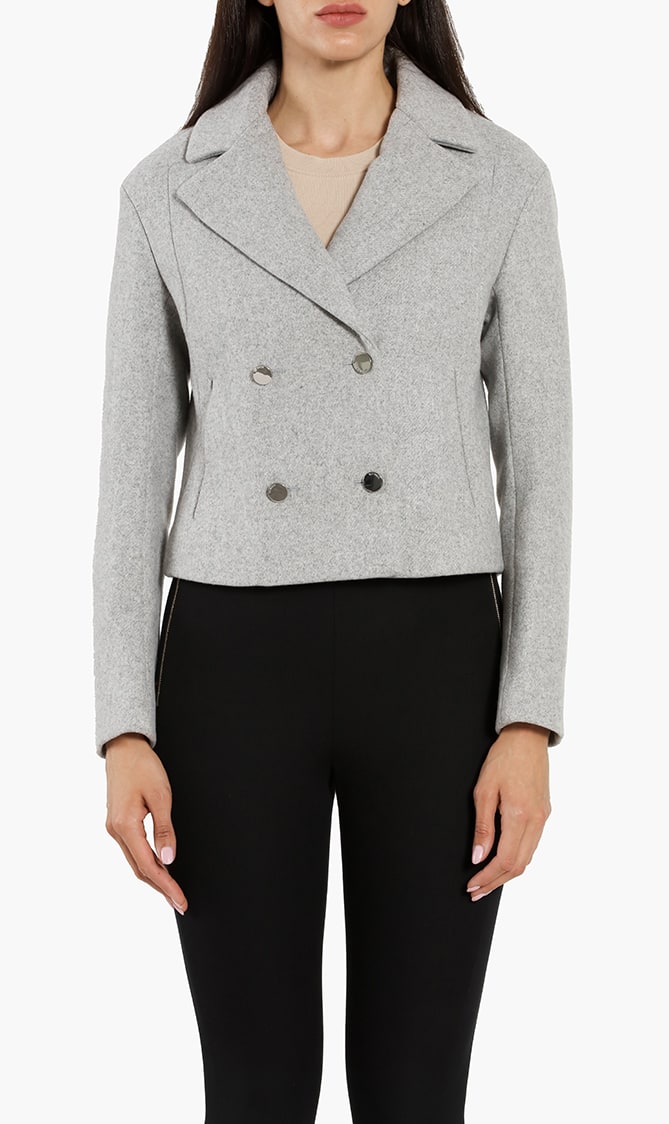 

Ted Baker Agneta Double Breasted Cropped Jacket
