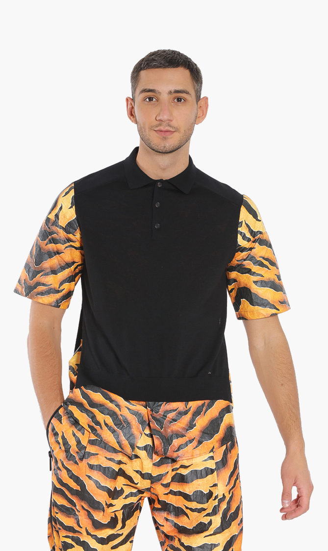 

Dsquared2 Tiger Print Sleeves Sweater
