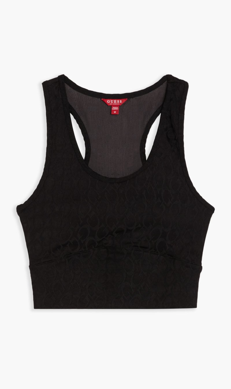 

Guess Black Dana Bra Top for Women | The Deal Outlet