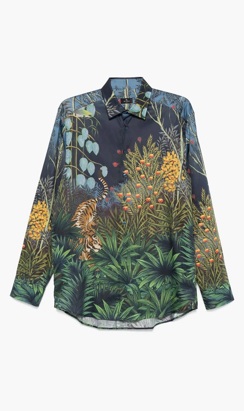 

Etro Multi-color Graphic Shirt for Men | The Deal Outlet