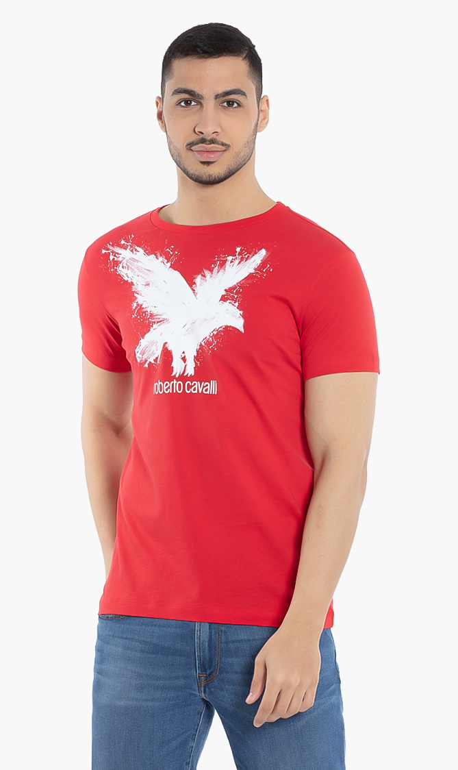 

Roberto Cavalli Eagle Graphic T-shirt