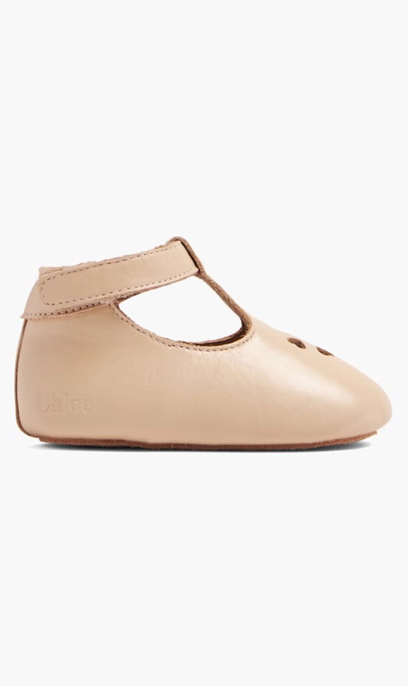 

Chloe Pink Leather Booties for Girls | The Deal Outlet