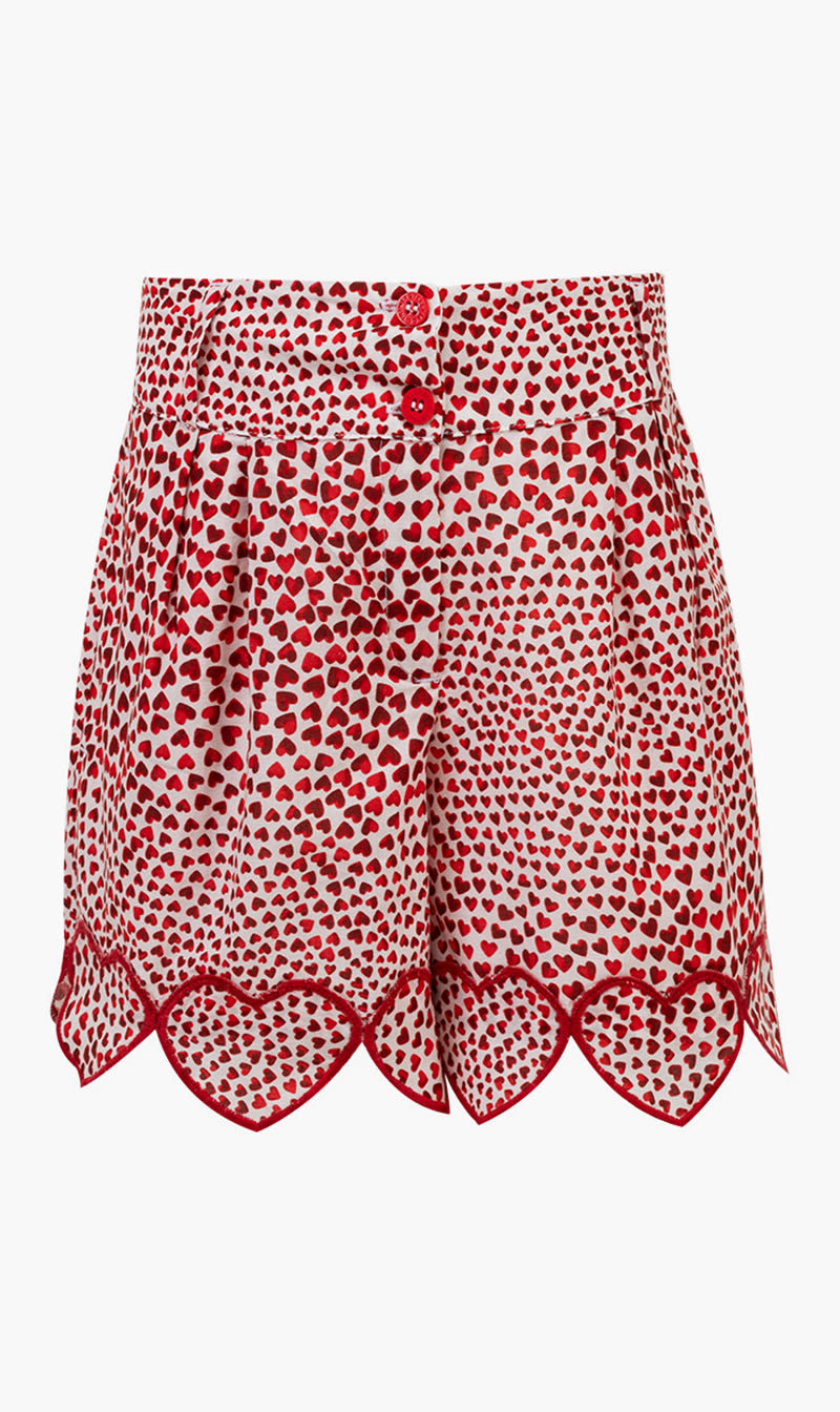 

Stella Mc Cartney Red Printed Shorts for Girls | The Deal Outlet