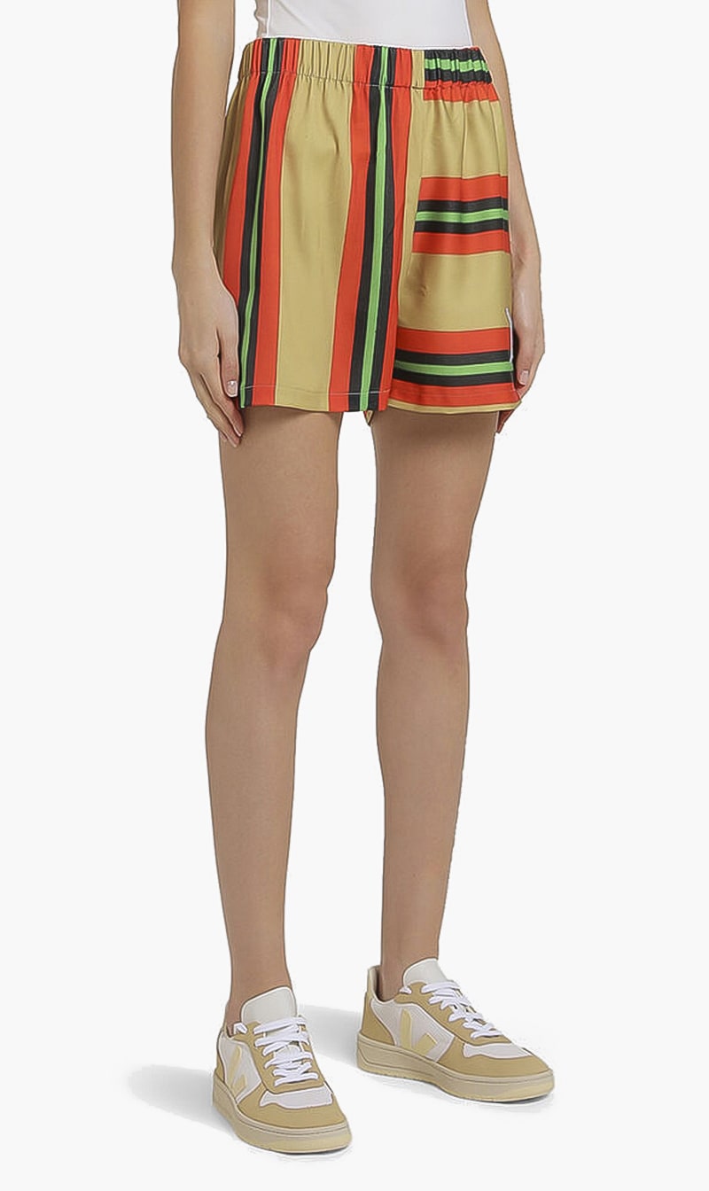 

Fiorucci Multi-color Stripe Print Shorts for Women | The Deal Outlet