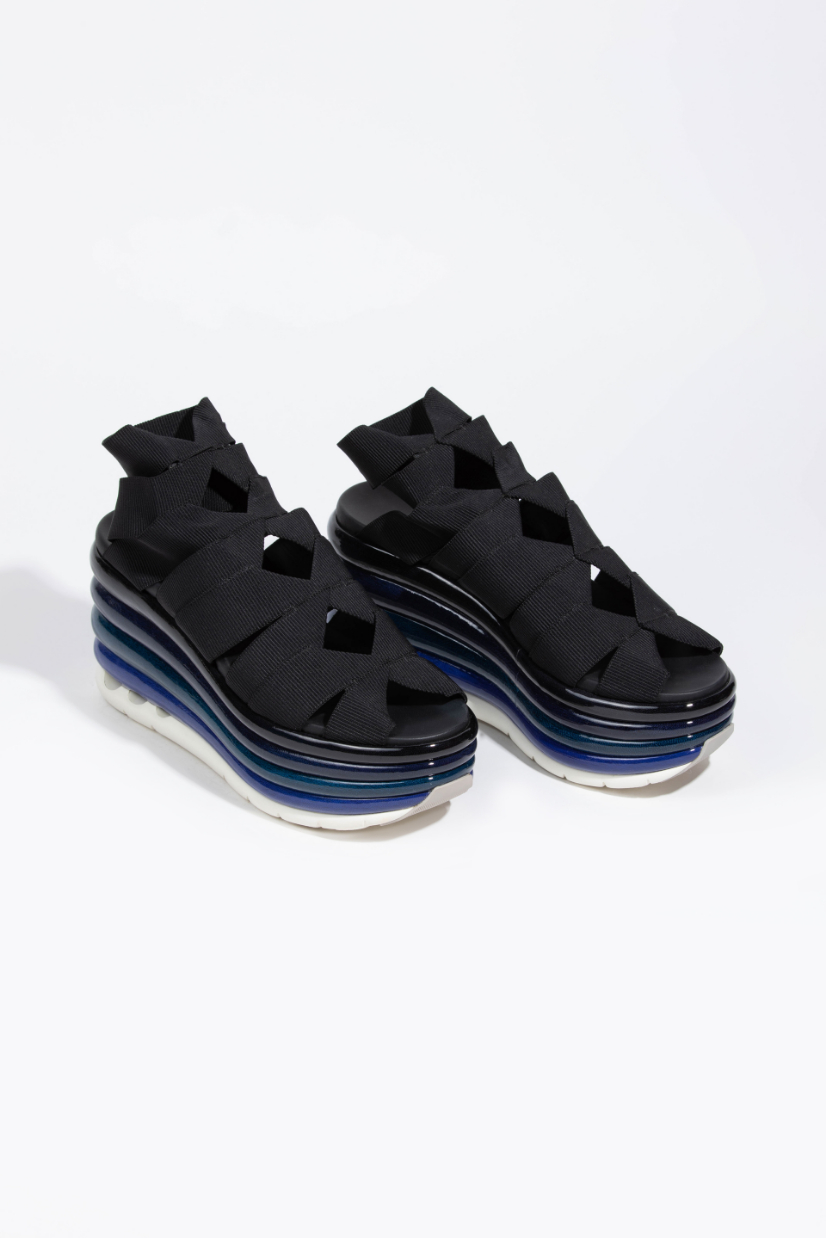 

Eiko Wedge Sandals, Black