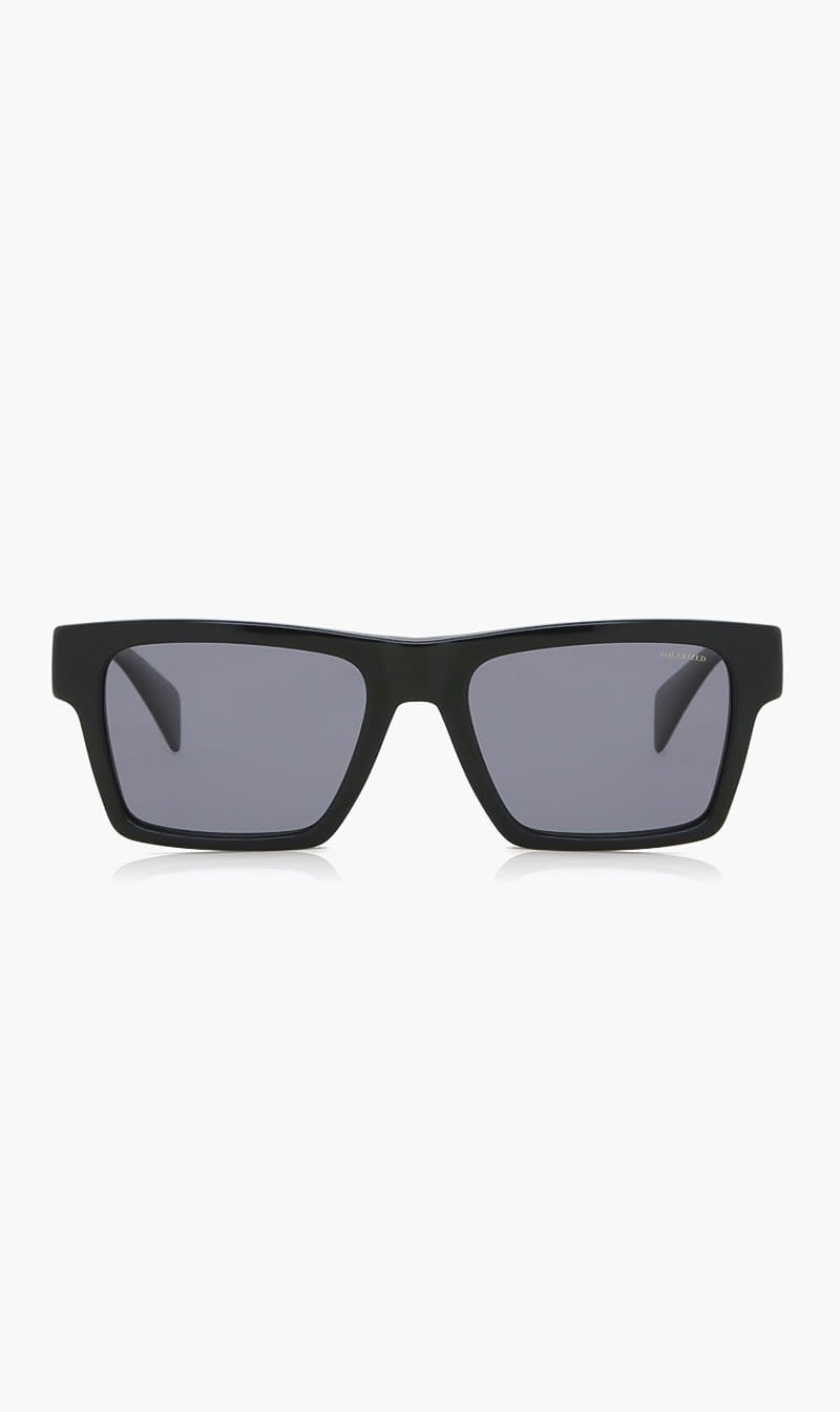 Versace Black Rectangle Sunglasses for Women