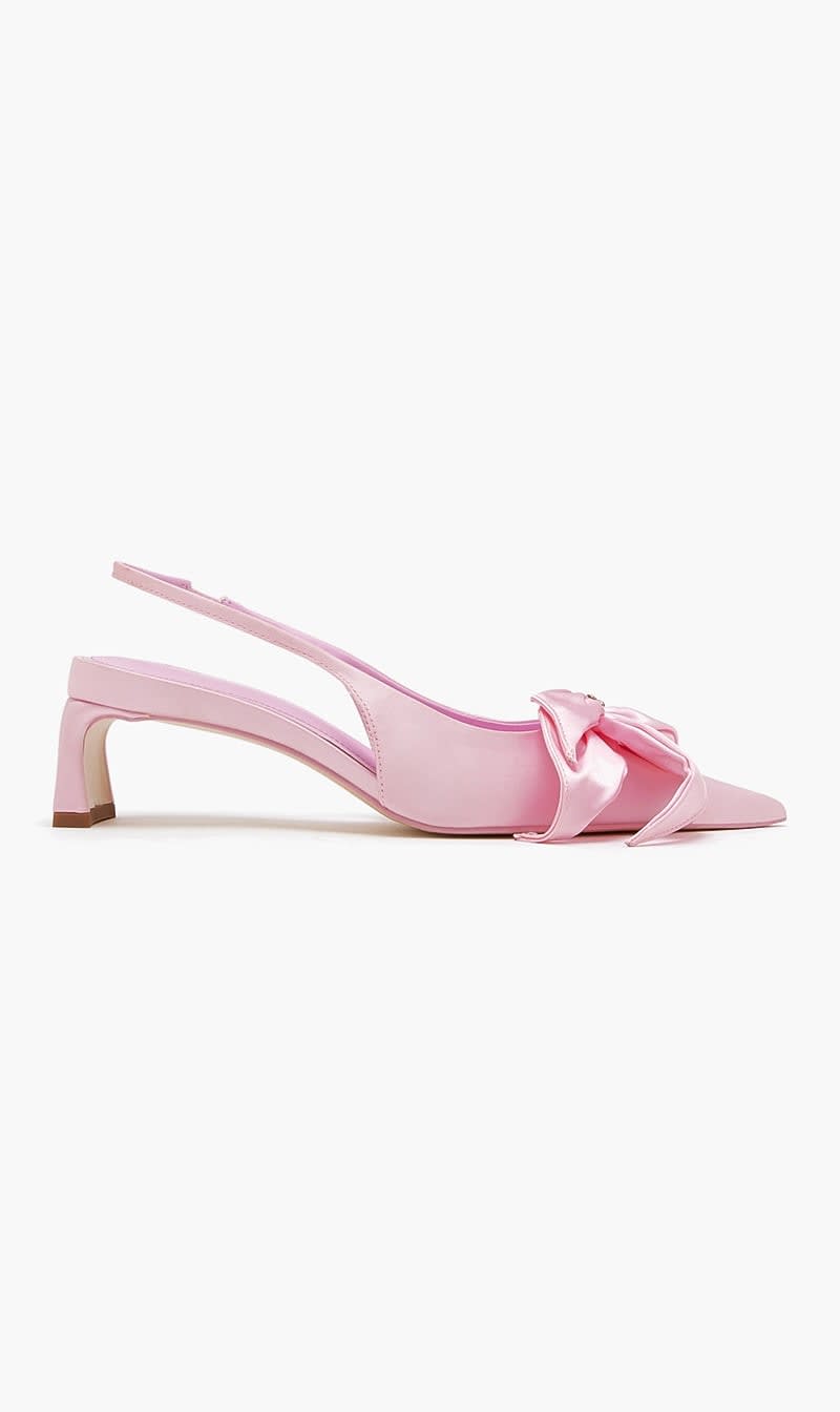 Pink Queena Slingback Pumps for Women