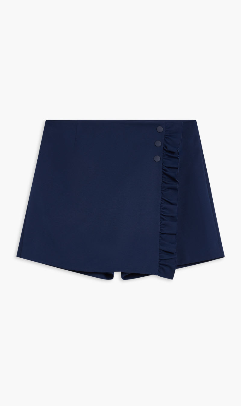 

Tory Burch Blue Tory Sport Tech Twill Ruffle Skort for Women | The Deal Outlet