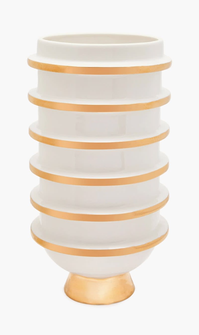 

Jonathan Adler Orbit Urn Vase Medium White | The Deal Outlet