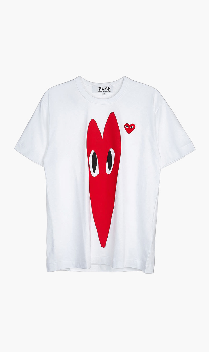 

Double Heart Print T-shirt, White