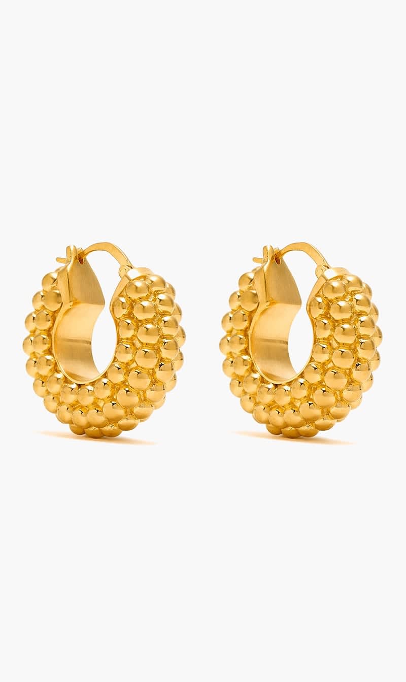 Missoma Gold Baya Medium Hoop Earrings for Women