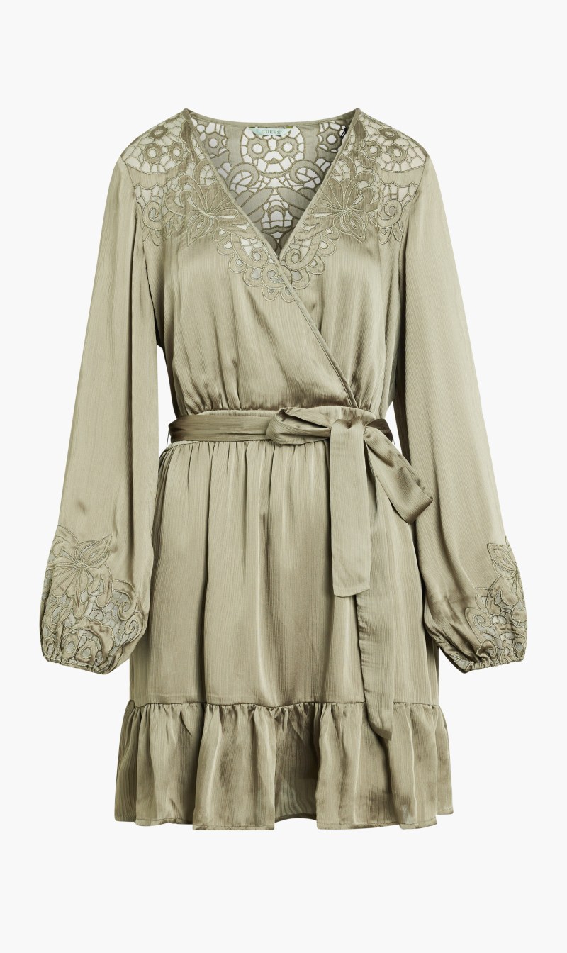 

Guess Green Adora Dress for Women | The Deal Outlet