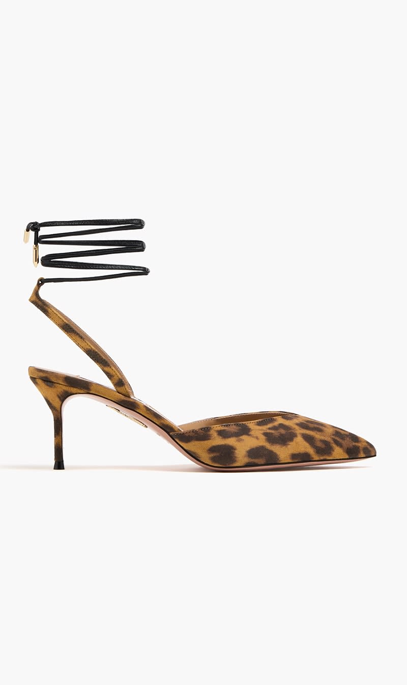 

Aquazzura Firenze Brown Beyond 65 Pumps for Women | The Deal Outlet