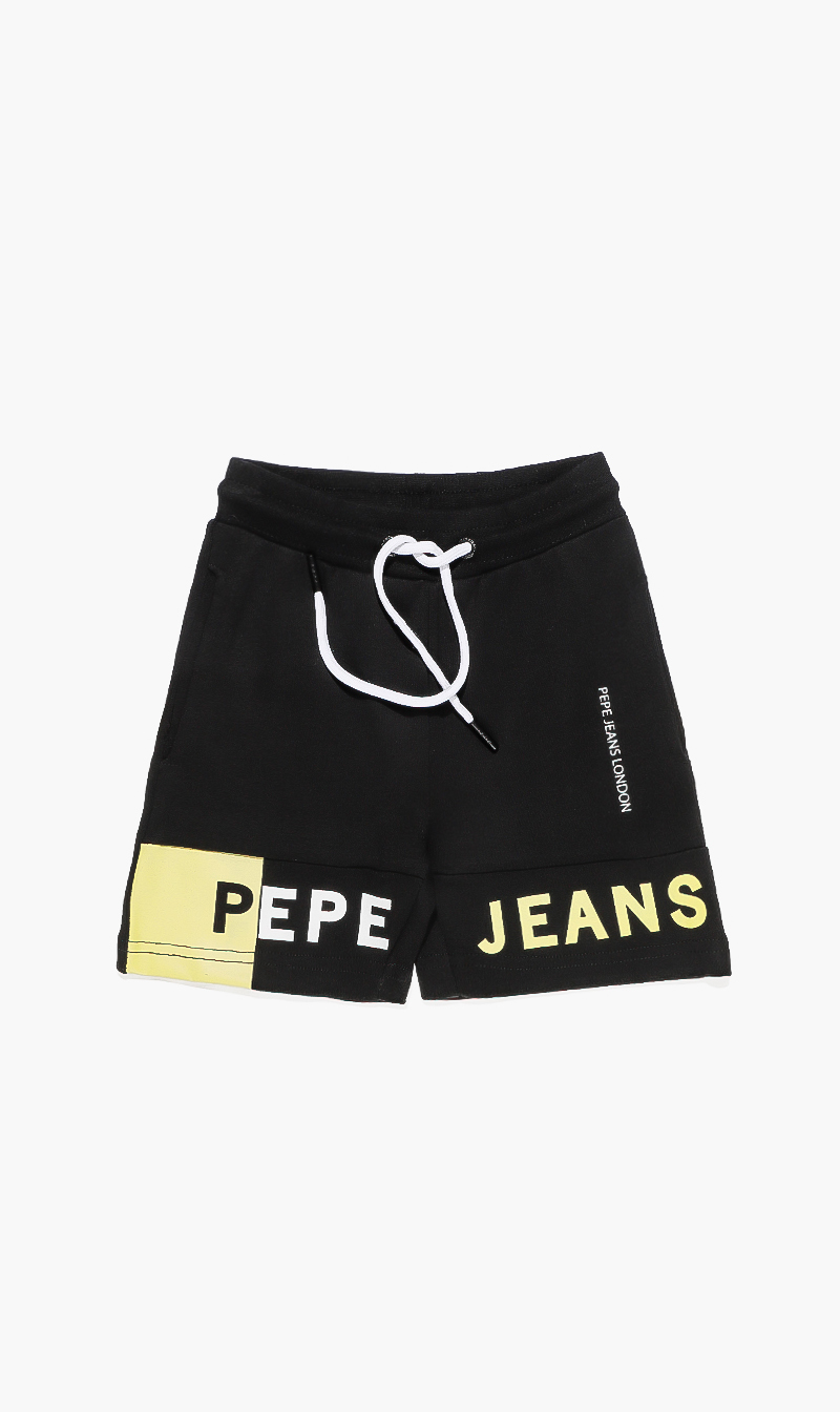 

Logo Cotton Shorts, Black