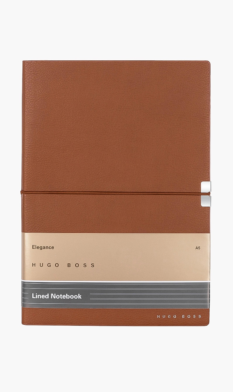 

A5 Camel Lined Elegance Notebook, Brown