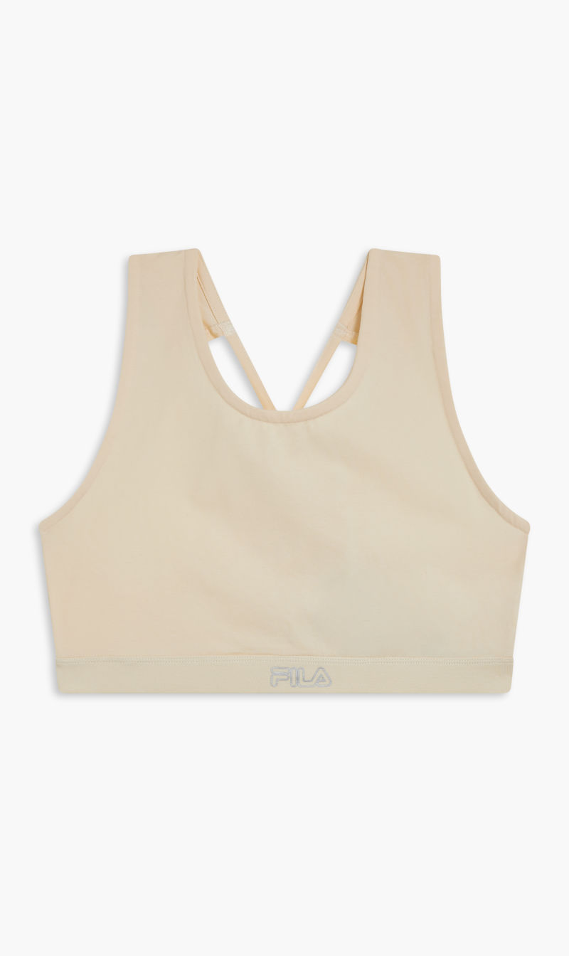 

Bra With Back Double Stringswhisper White, Beige