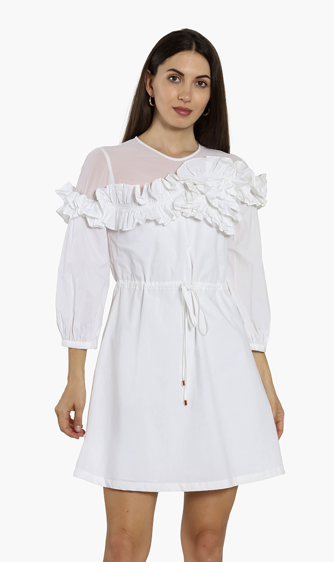 

Tiaha Ruffled Cotton Dress