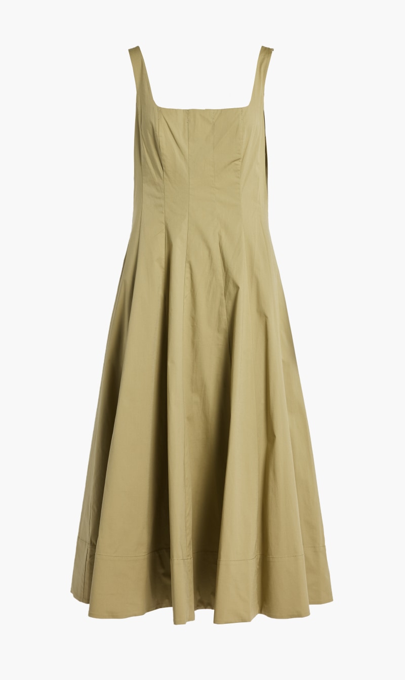 

Staud Beige Wells Dress for Women | The Deal Outlet
