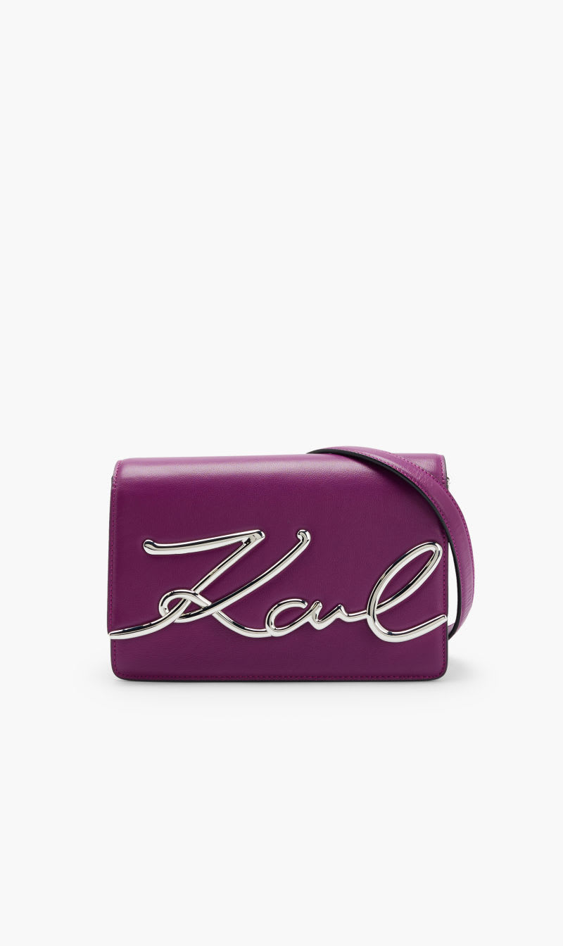 

Karl Lagerfeld Pink Ksignature Md Shoulderbag for Women | The Deal Outlet