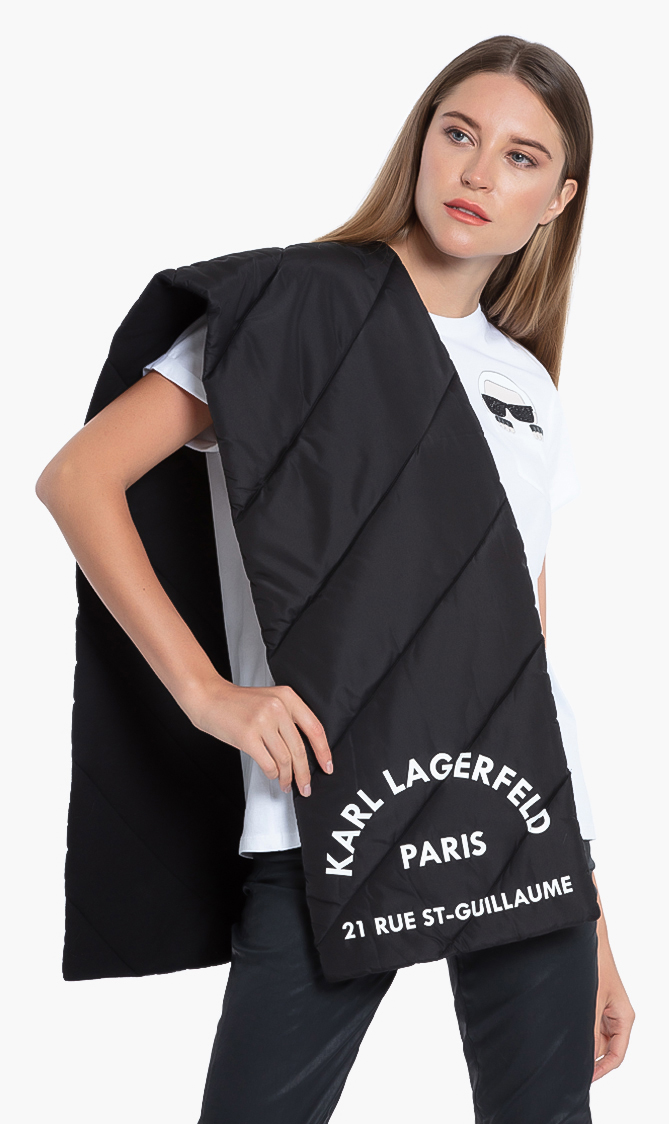 

Karl Lagerfeld Rue St Guillume Puffer Scarf