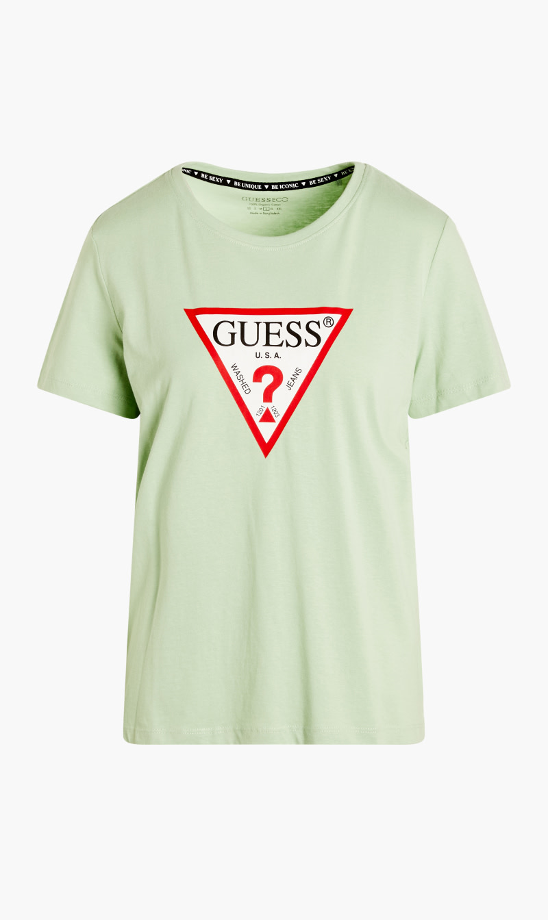 

Guess Green Classic Logo Top for Women | The Deal Outlet