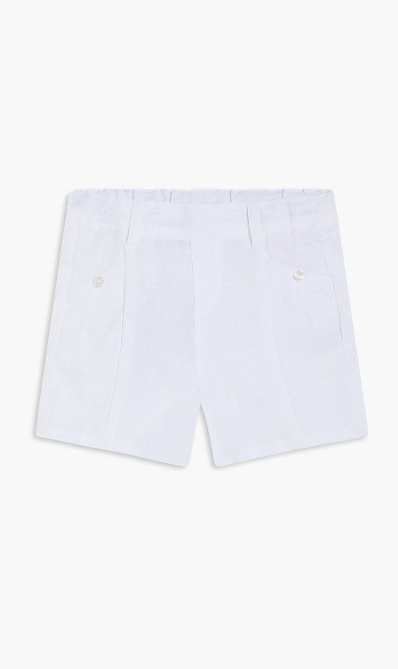 

Tartine Et Chocolat White White Shorts for Kids | The Deal Outlet
