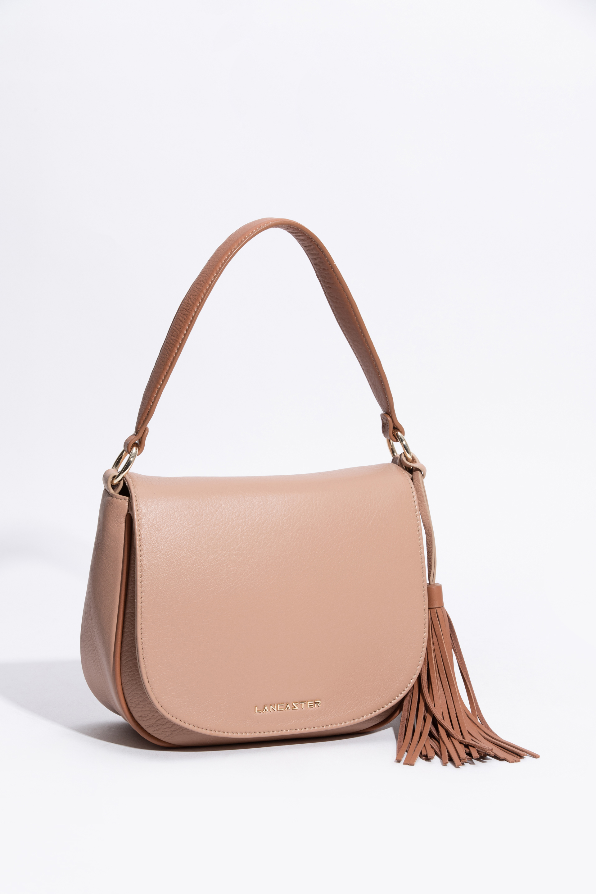 

Lancaster Tassel Leather Shoulder Bag