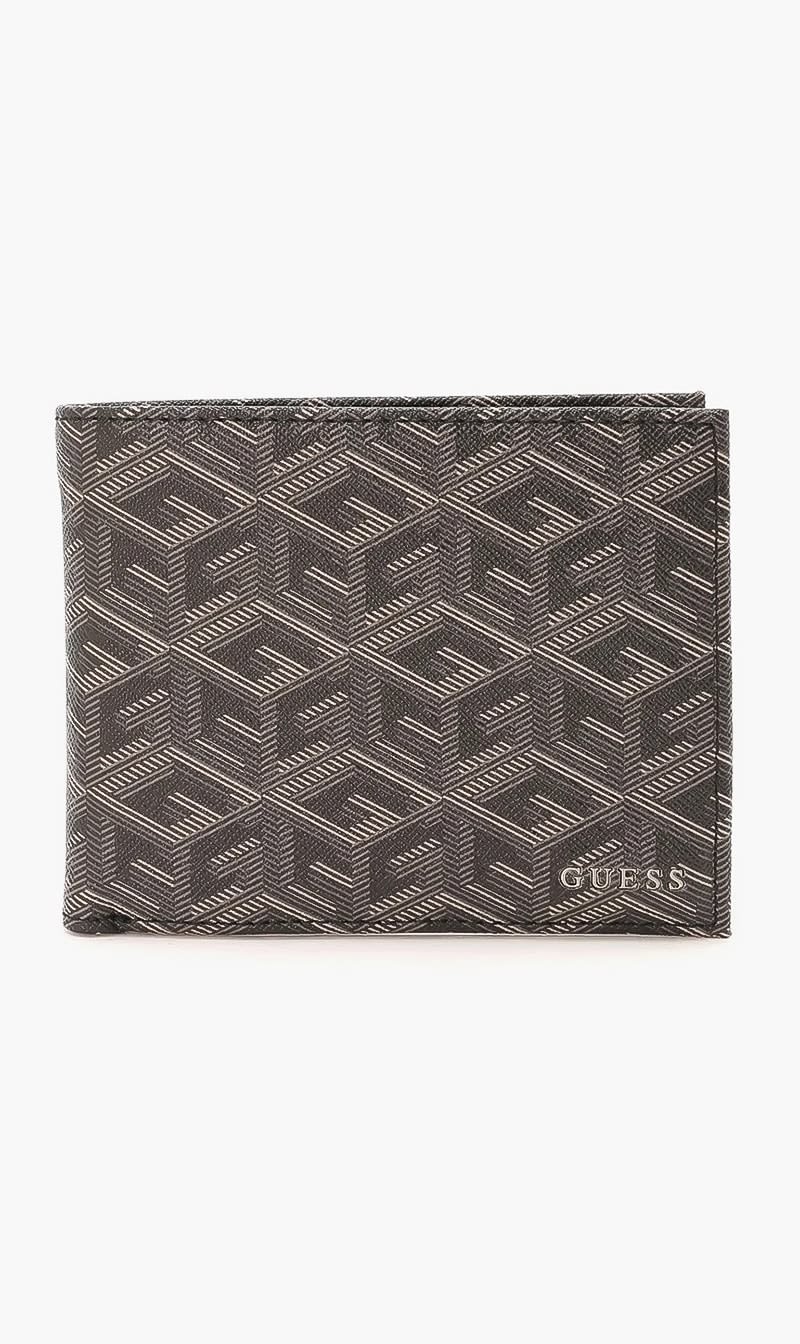 

Guess Grey Ederlo Bifold Wallet for Men | The Deal Outlet