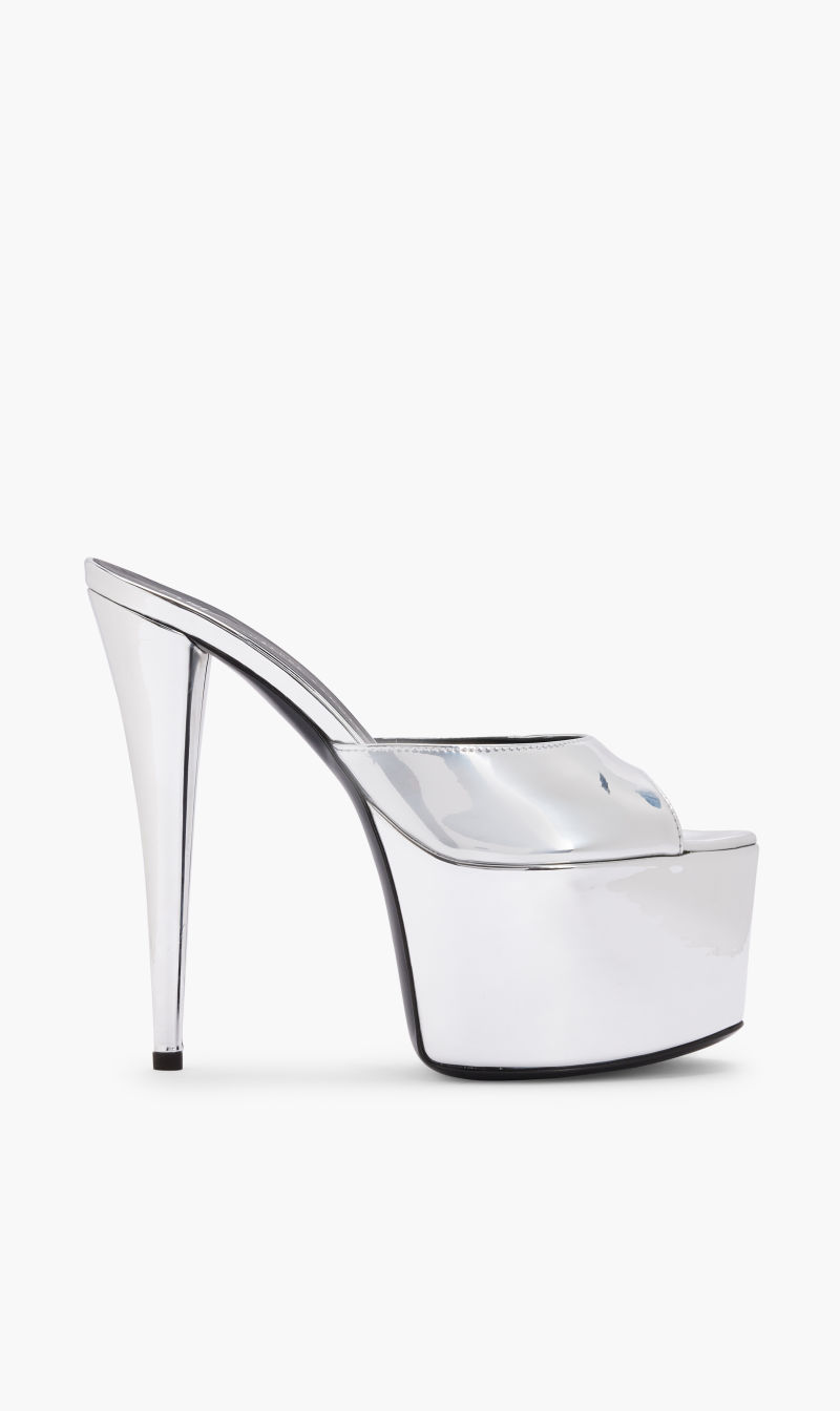 

Giuseppe Zanotti Silver Khalifa 150 Ric+ric for Women | The Deal Outlet