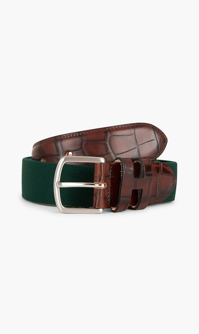 

Hackett London Buckley Moc Plain Web Belt