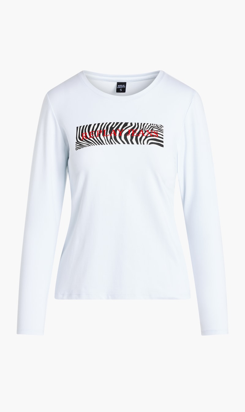 

Full Sleeve Crew Neck T-shirt, White