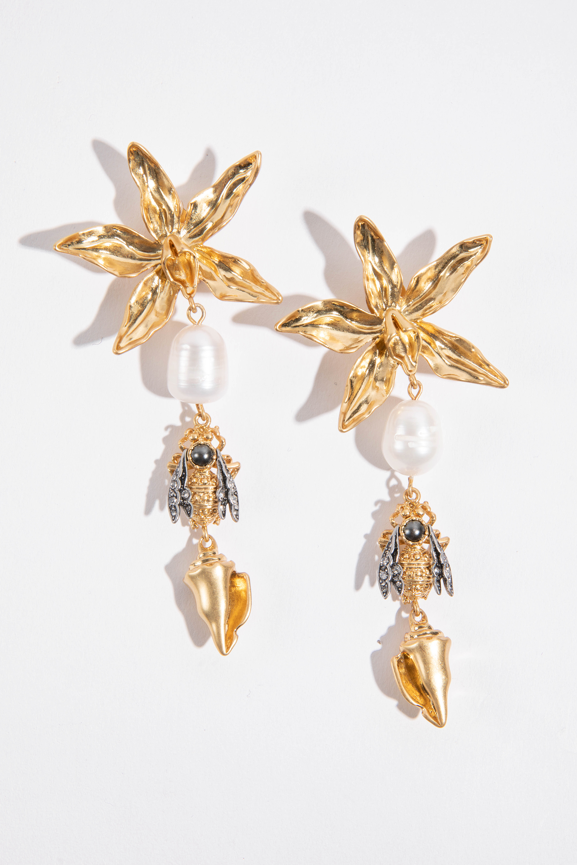 

TORY BURCH Poetry Of Things Line Drop Earrings