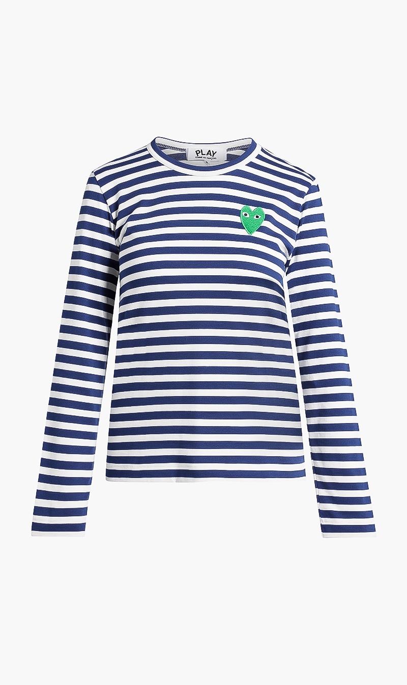 

Play Striped Long-sleeved Top, Blue