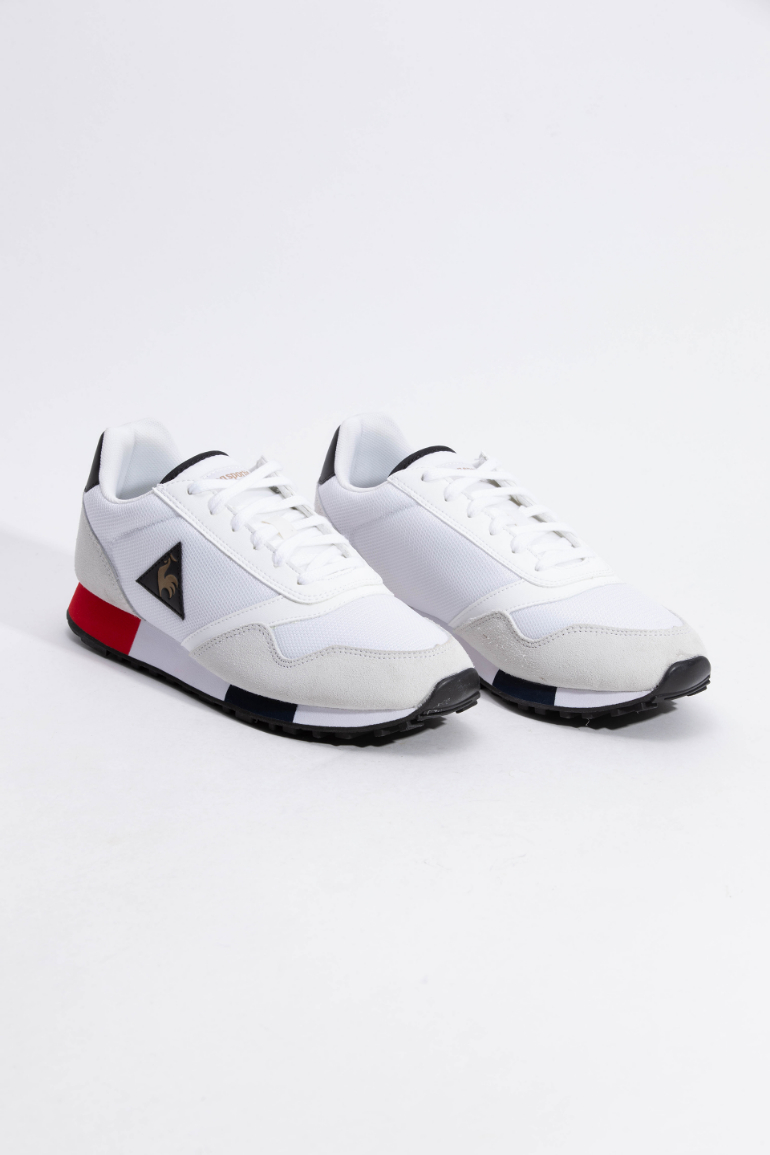 

LE COQ SPORTIF Delta Metallic Optical White Trainers
