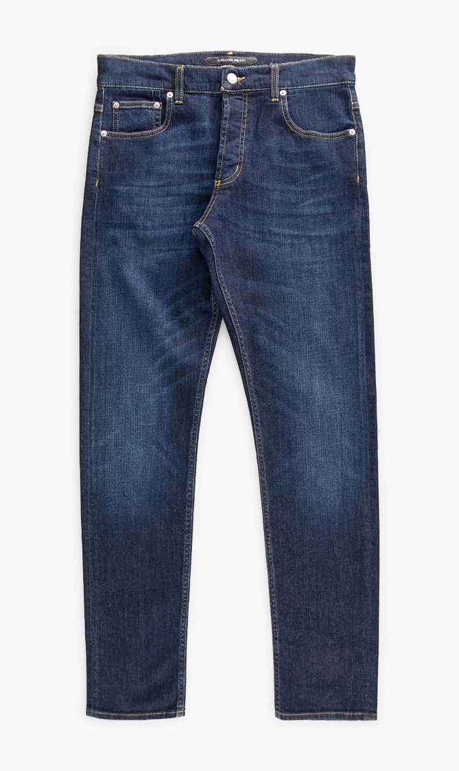 

Alexander Mcqueen Embroidered Slim Jeans