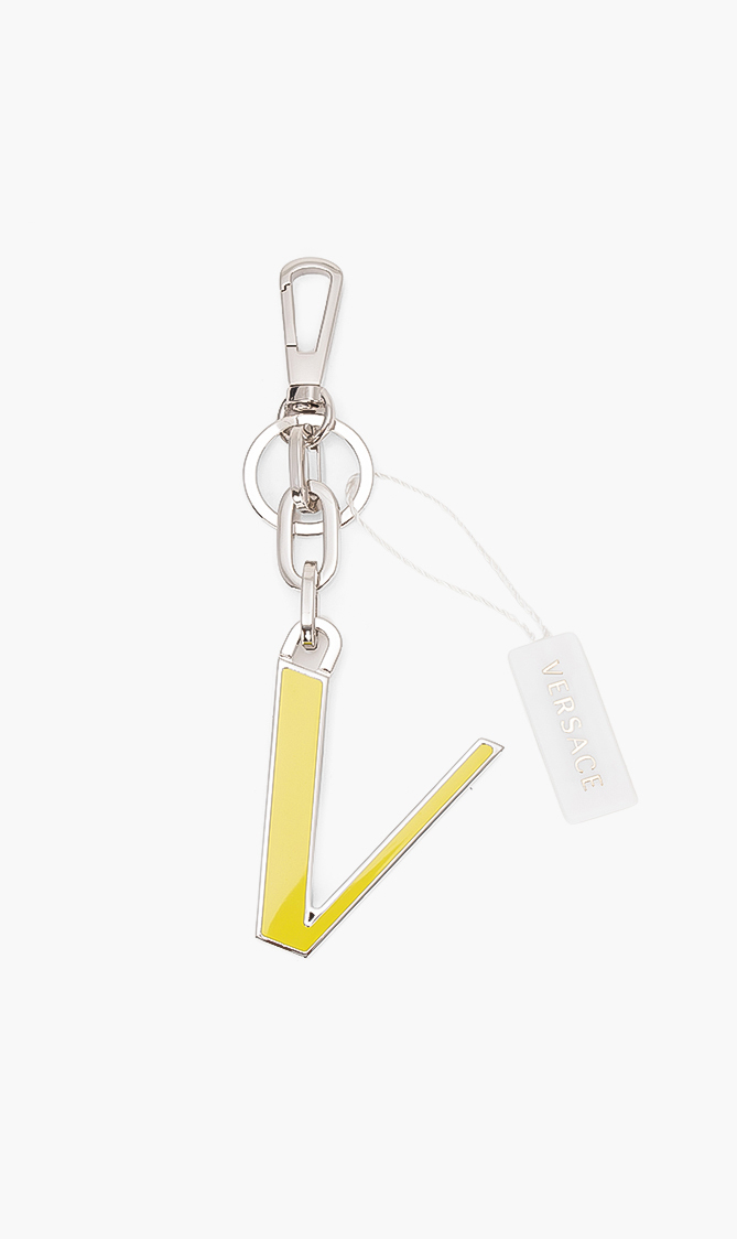 

VERSACE Gianni "v" Key Ring