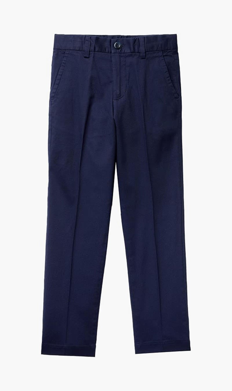 United Colors Of Benetton Blue Chino Trousers for Boys