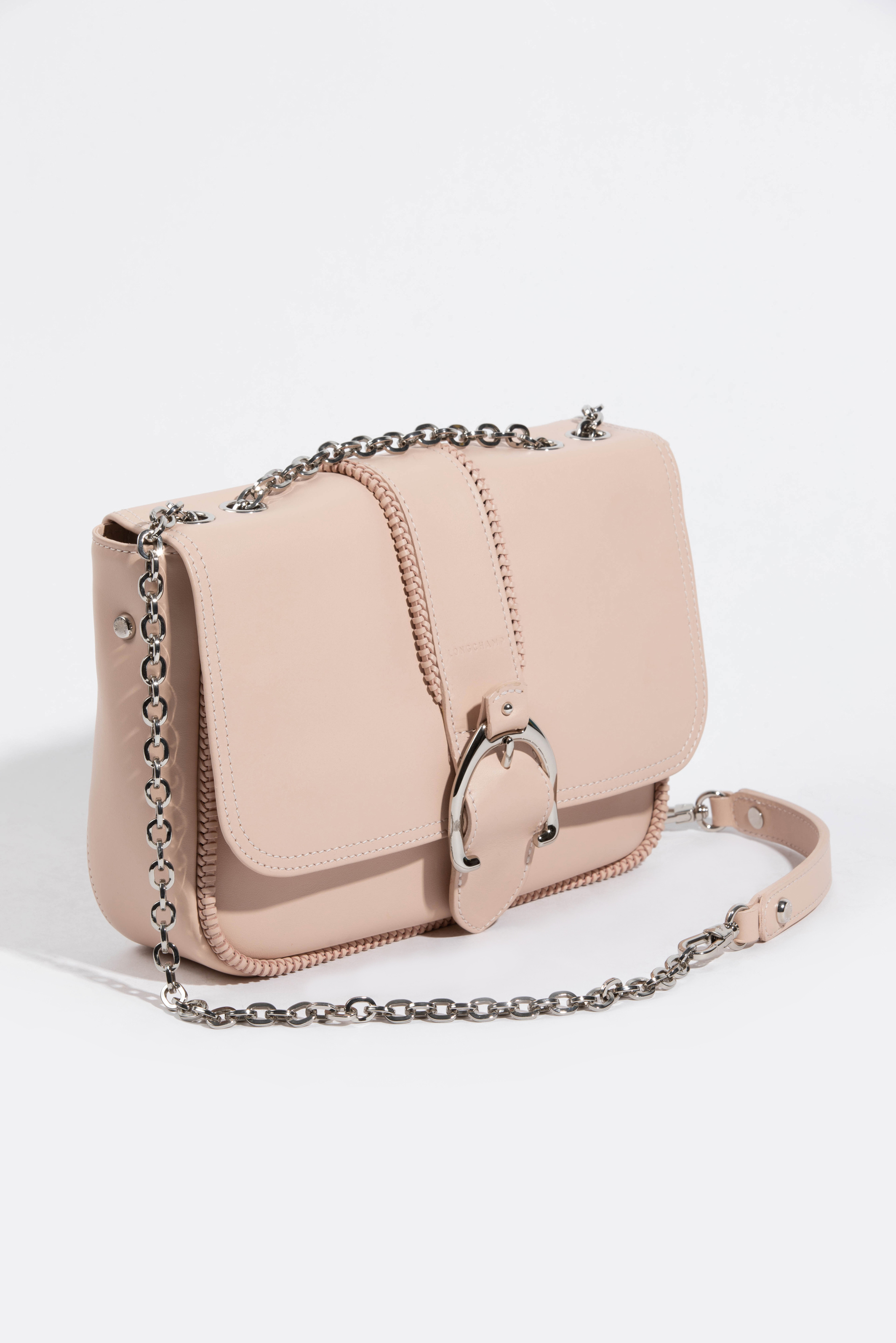 

Longchamp Leather Mini Saddle Bag