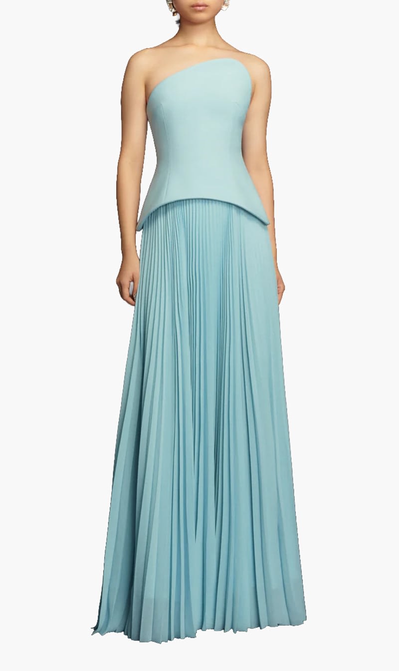 

Solace London Blue The Britt Maxi Dress for Women | The Deal Outlet