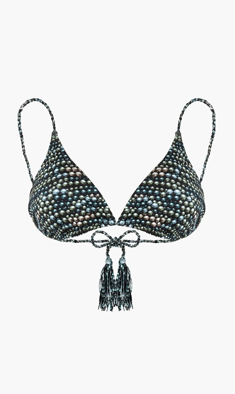 

Vilebrequin Black Pearl Triangle Bikini Top for Women | The Deal Outlet
