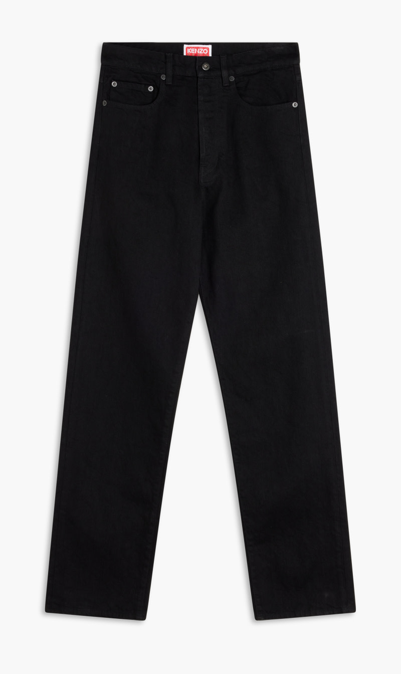 

Kenzo Black Rinse Asagao Straight Jeans for Men | The Deal Outlet