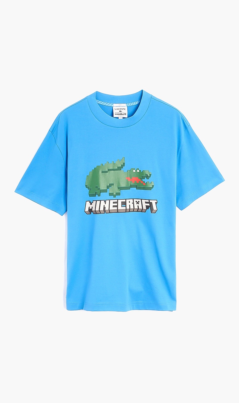 

Classic Minecraft Logo Tshirt, Blue