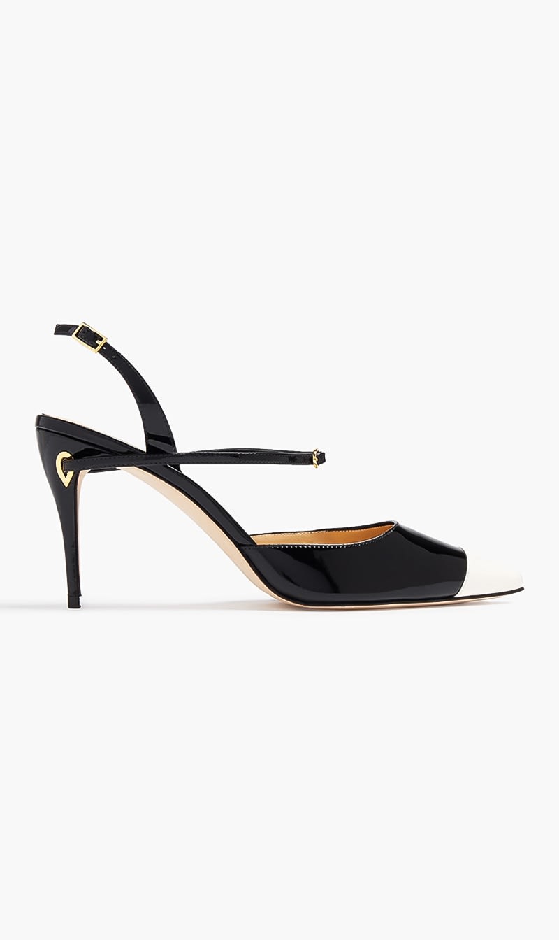 

Jennifer Chamandi Black Vittorio 85-jc1006blchkwhpatcws for Women | The Deal Outlet