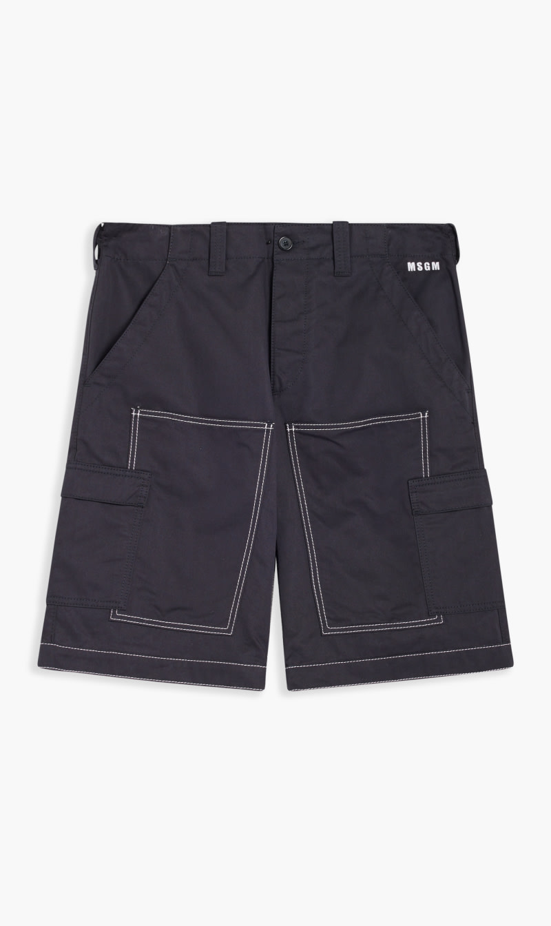 

Msgm Black Bermudashorts for Men | The Deal Outlet