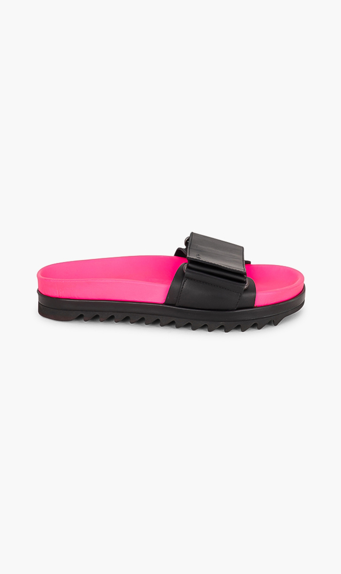 

Dsquared2 Leather Velcro Strap Slides