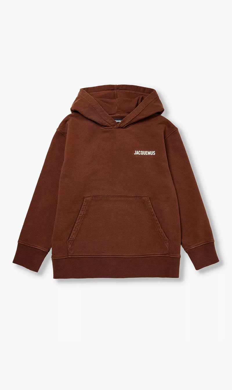 

Jacquemus Brown Logo-print Cotton-jersey Hoody | The Deal Outlet