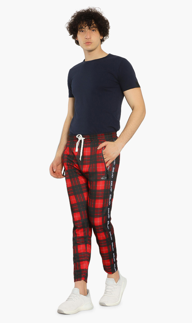 Replay Checkered Track Pants