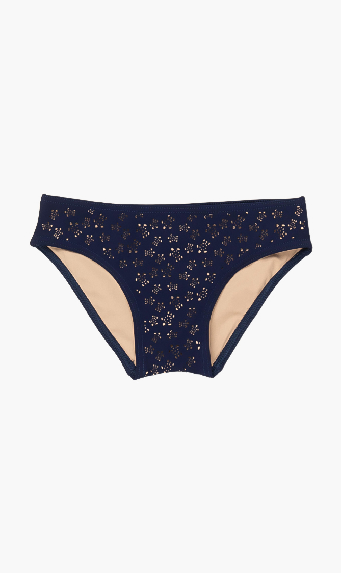 

Gic Turtle Cut-out Bikini Bottom, Blue